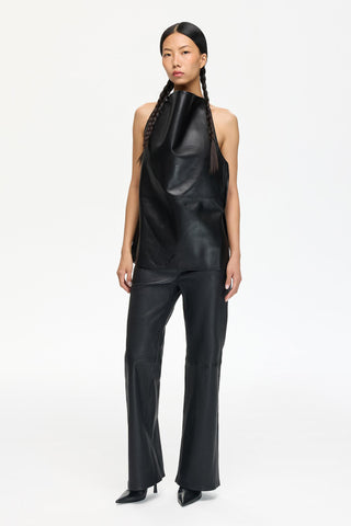Les Benjamins - LEATHER BLOUSE 001