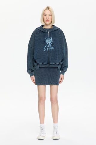 Les Benjamins - RELAXED ZIP HOODIE 003