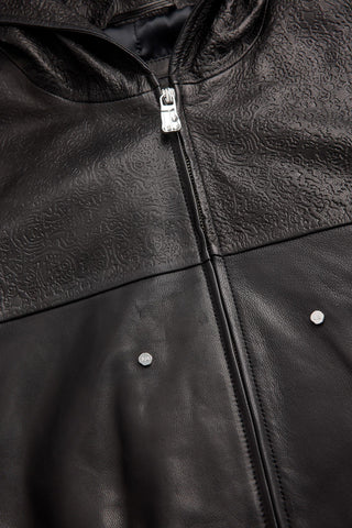 Les Benjamins - ZIP UP LEATHER JACKET