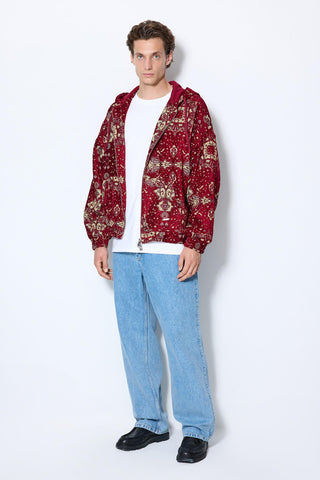 Les Benjamins - CARPET JACQUARD ZIP HOODIE