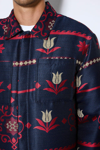 Les Benjamins - JACQUARD SHIRT JACKET