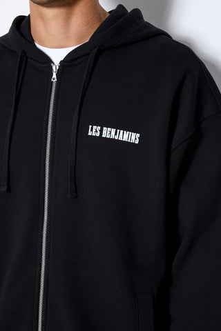 Les Benjamins - PALAIS PRINTED ZIP HOODIE