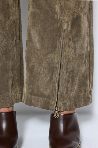 Les Benjamins - ZIP DETAILED DENIM PANTS