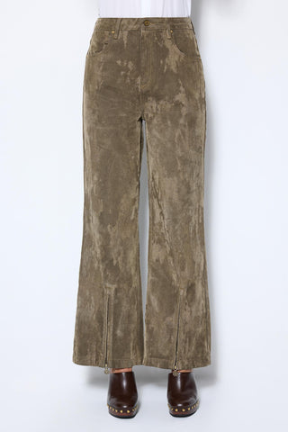 Les Benjamins - ZIP DETAILED DENIM PANTS