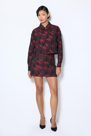 Les Benjamins - SHADOW JACQUARD SKIRT