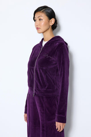 Les Benjamins - VELVET ZIP HOODIE