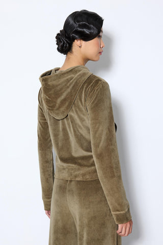 Les Benjamins - VELVET ZIP HOODIE