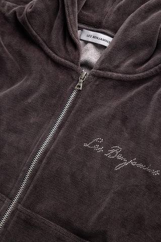 Les Benjamins - VELVET ZIP HOODIE