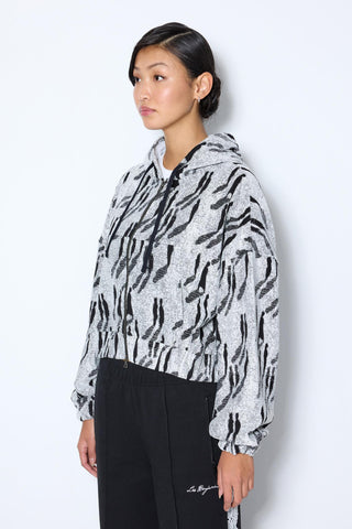 Les Benjamins - SHADOW JACQUARD ZIP HOODIE